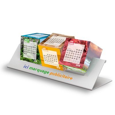 calendriers cubes personnalisable