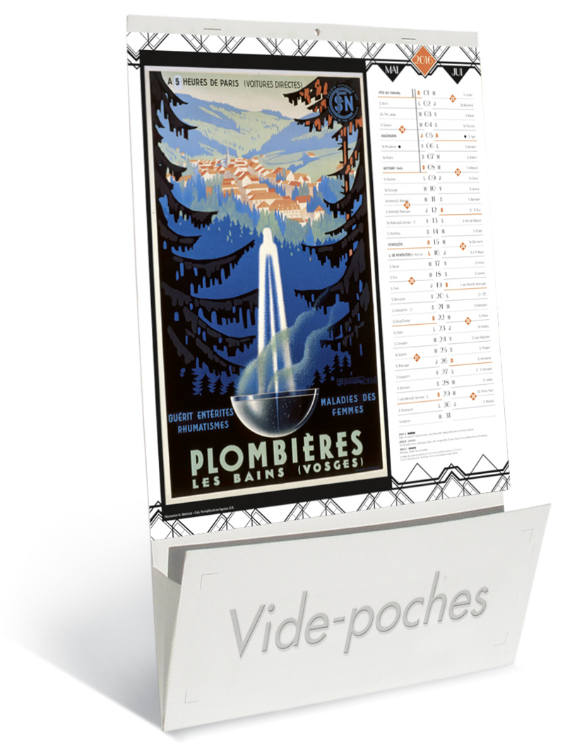 Calendriers Publicitaires Vide Poches 2016 Calendriers Vide Poches