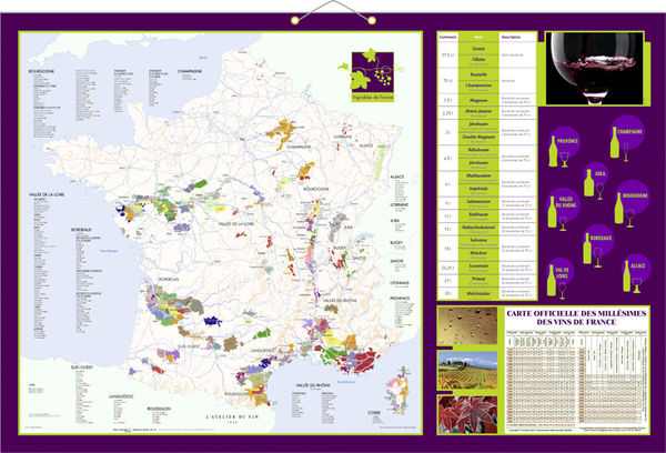 Calendriers entreprise publicitaires, Maxi Vignobles