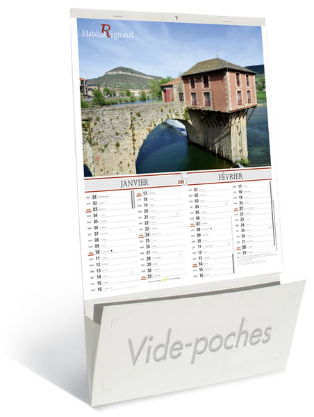 Calendriers publicitaires maisons, Habitat Région