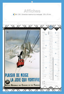 Bloc calendriers publicitaires, Affiches 4