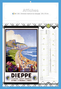 Bloc calendriers publicitaires, Affiches 5