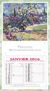 Bloc calendriers publicitaires peintures, Arti Peinture 1