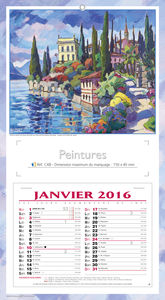 Bloc calendriers publicitaires peintures, Arti Peinture 3