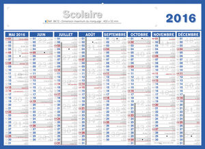 Calendrier bancaire publicitaire scolaire, Scolabanque 1