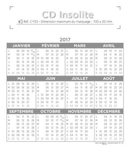 Calendrier publicitaire chevalet original, Chevalet CD 1