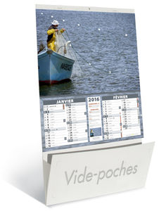 Calendrier publicitaire vide poches chasse et pèche, Nature Chasse et Pèche