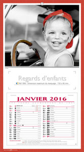 Calendriers publicitaires bloc artiste, Enfants 2