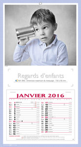 Calendriers publicitaires bloc artiste, Enfants 3