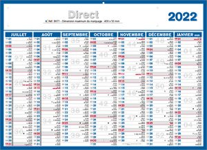  calendrier  bancaire publicitaire direct