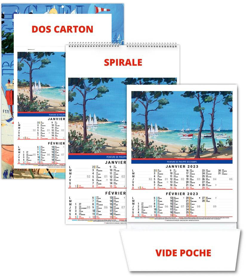 Bloc Publicitaire Diane 240 X 410 Calendriers Publicitaires Paysages