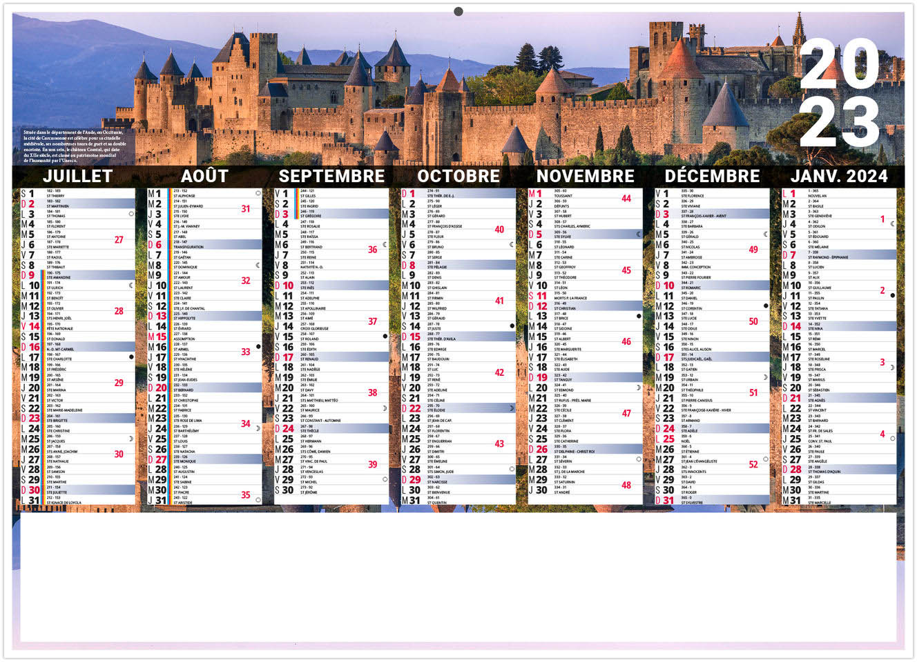 Calendrier personnalise liberte occitanie 270x208 | Calendriers bancaires