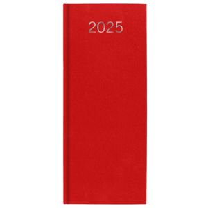 Agenda personnalisable entreprise : Agenda entreprise caisse long Rouge 3