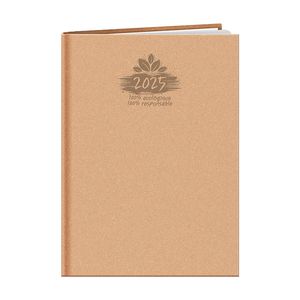 Agenda personnalisé A4 : Agenda personnalisé Eco large Beige 1