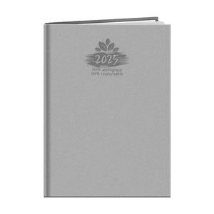 Agenda personnalisé A4 : Agenda personnalisé Eco large Gris Clair 2