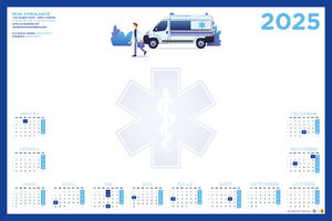 Ambulance - Sous Mains Personnalisé