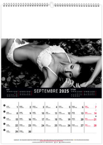 Calendrier mural lingerie 2025 8