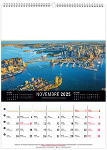 Calendrier mural mégalopolis 2025 10