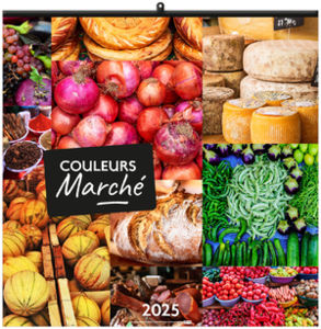 Calendrier personnalisable couleurs marché 2025 1