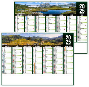 Calendrier personnalisable liberté auvergne