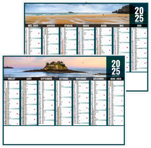 Calendrier personnalisable liberté bretagne 2025