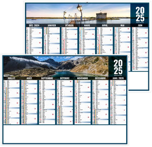 Calendrier personnalisable liberté occitanie 2025