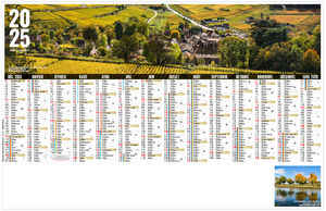 Calendrier personnalisable libre choix jurassien 2025