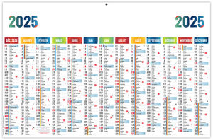 Calendrier personnalisable maximilien 2025 1