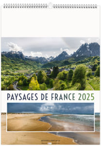 Calendrier personnalisable paysages de france 2025 1