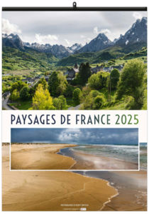 Calendrier personnalisable paysages de france 2025 2