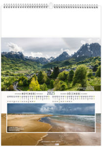 Calendrier personnalisable paysages de france 2025 8