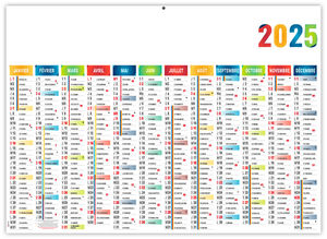 Calendrier personnalisé casimir 2025 2