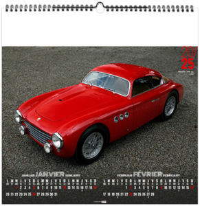 Calendrier personnalisé design car 2025 4