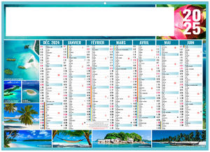 Calendrier personnalisé exotic 2025 1