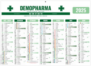 Calendrier personnalisé gameco pharma 2025 1