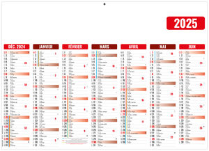 Calendrier personnalisé gameco rouge 2025 1