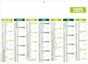 Calendrier personnalisé gameco vert 2025 1