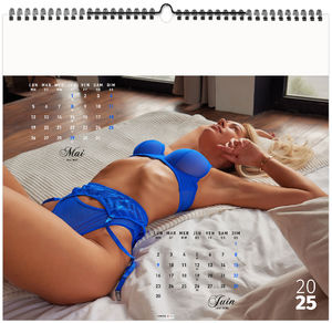 Calendrier publicitaire dessous chics 2025 6