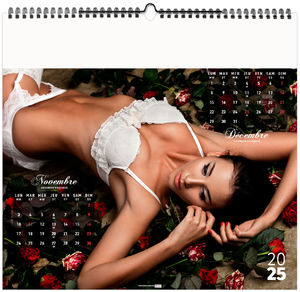 Calendrier publicitaire dessous chics 2025 9