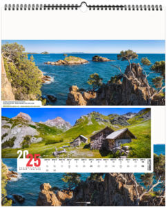 Calendrier publicitaire la france panoramique 2025 10