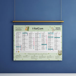 Calendrier publicitaire Jardin