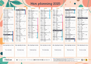 Calendrier publicitaire Planner 2