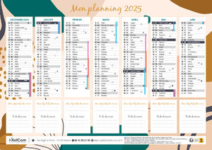 Calendrier publicitaire Planner 4