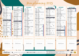 Calendrier publicitaire Planner 5