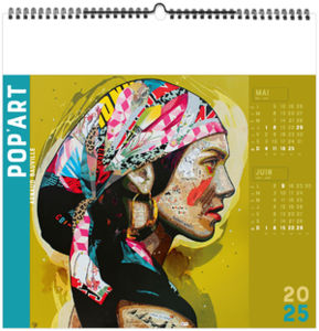 Calendrier publicitaire pop'art 2025 6