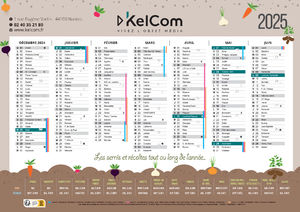 Calendrier publicitaire Semis et récoltes 1