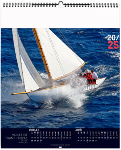 Calendrier publicitaire voile classique 2025 7