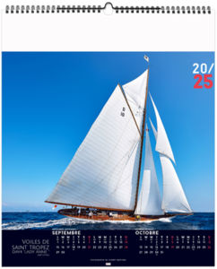 Calendrier publicitaire voile classique 2025 8