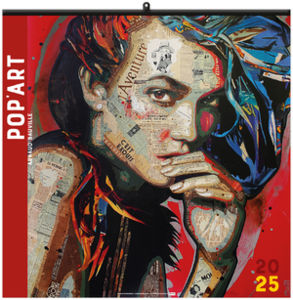 Calendrier entreprise pop'art 2025 1