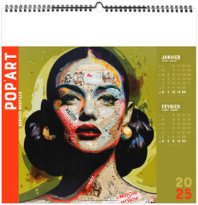 Calendrier entreprise pop'art 2025 4